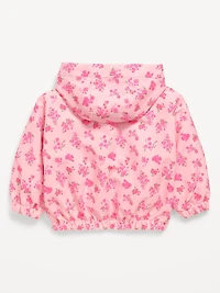 Printed Hooded Track Jacket for Toddler Girls