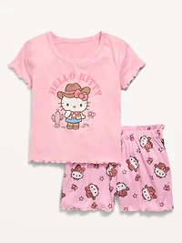 Hello Kitty® Graphic Pajama Set for Girls
