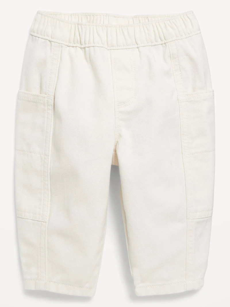 Baggy Barrel-Leg Cargo Pants for Baby