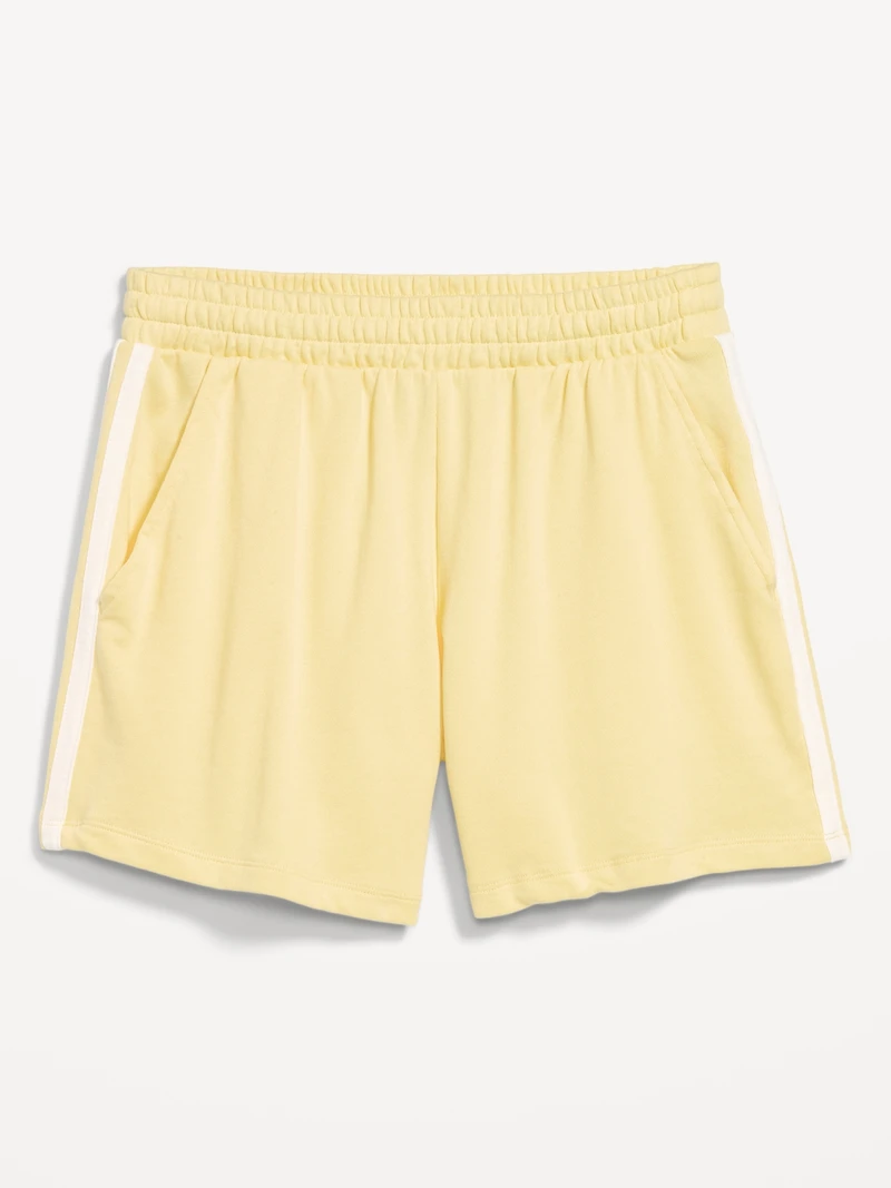 High-Waisted Pull-On Shorts - 5-inch inseam