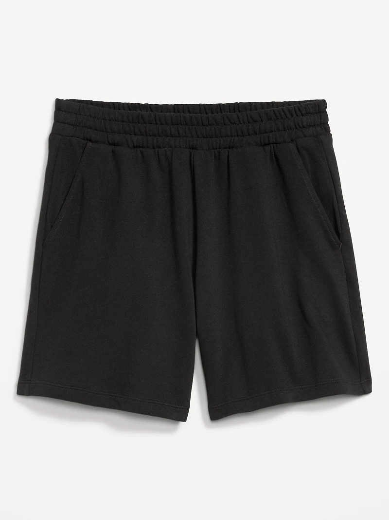 High-Waisted Relaxed Shorts - 5-inch inseam