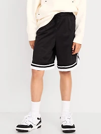 Knee Length Mesh Basketball Shorts for Boys
