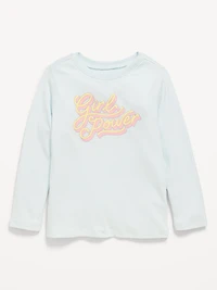 Long-Sleeve Graphic T-Shirt for Toddler Girls