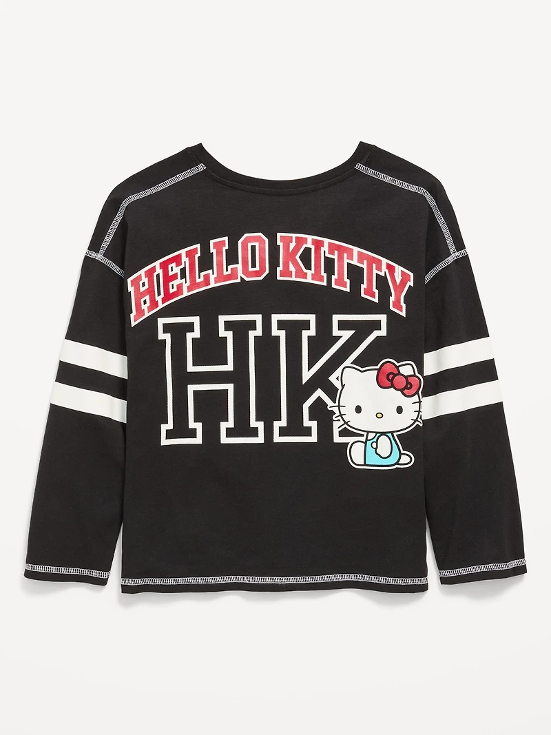 Hello Kitty® V-Neck Graphic T-Shirt for Girls