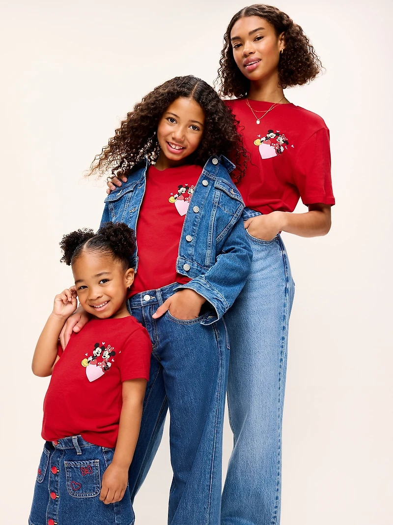 Old Navy x Disney Mickey Mouse & Minnie Graphic T-Shirt for Kids