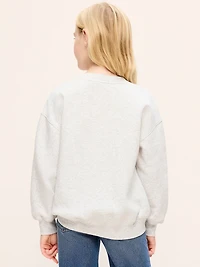 Old Navy x Disney Oversized Minnie Logo-Graphic Tunic Sweatshirt for Girls