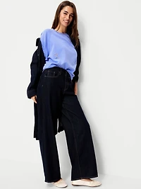 Oversized Graphic Raglan Sweatshirt