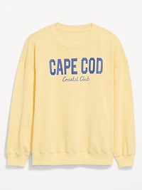 Oversized Graphic Sweatshirt for Women