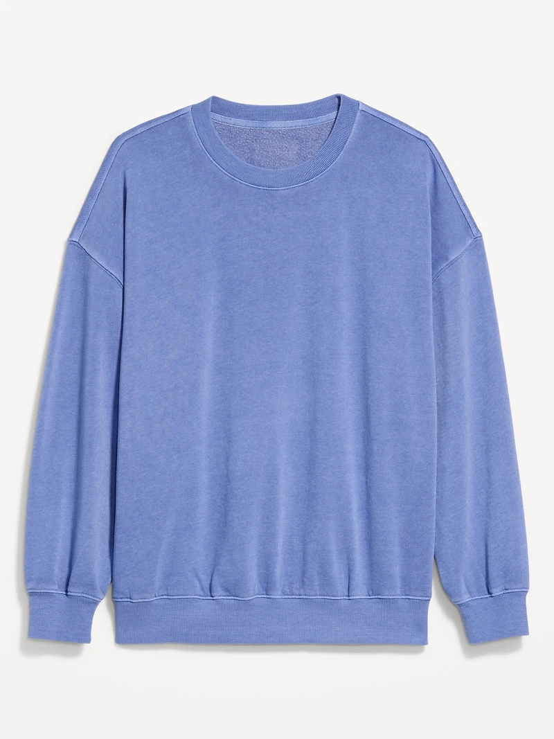 Oversized Crew-Neck Sweatshirt