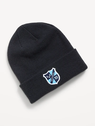 Messi™ Wide-Cuff Ribbed Beanie for Boys