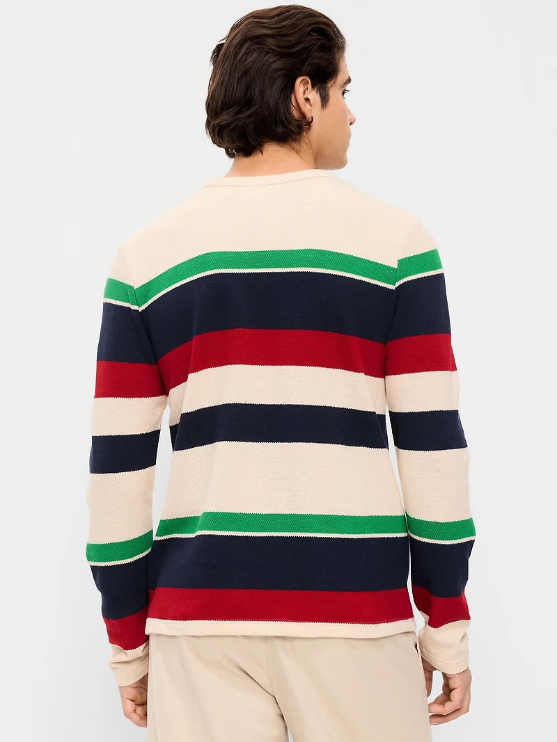 Long-Sleeve Striped T-Shirt