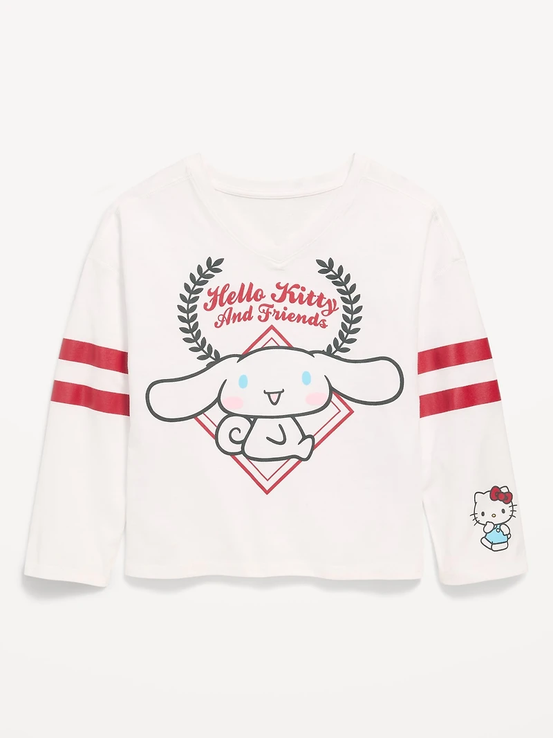 Cinnamoroll™ V-Neck Graphic T-Shirt for Girls