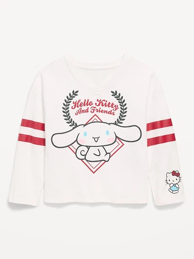 Cinnamoroll™ V-Neck Graphic T-Shirt for Girls