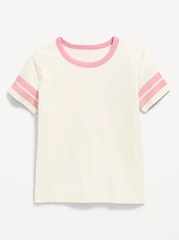 Softest Short-Sleeve Striped T-Shirt for Girls