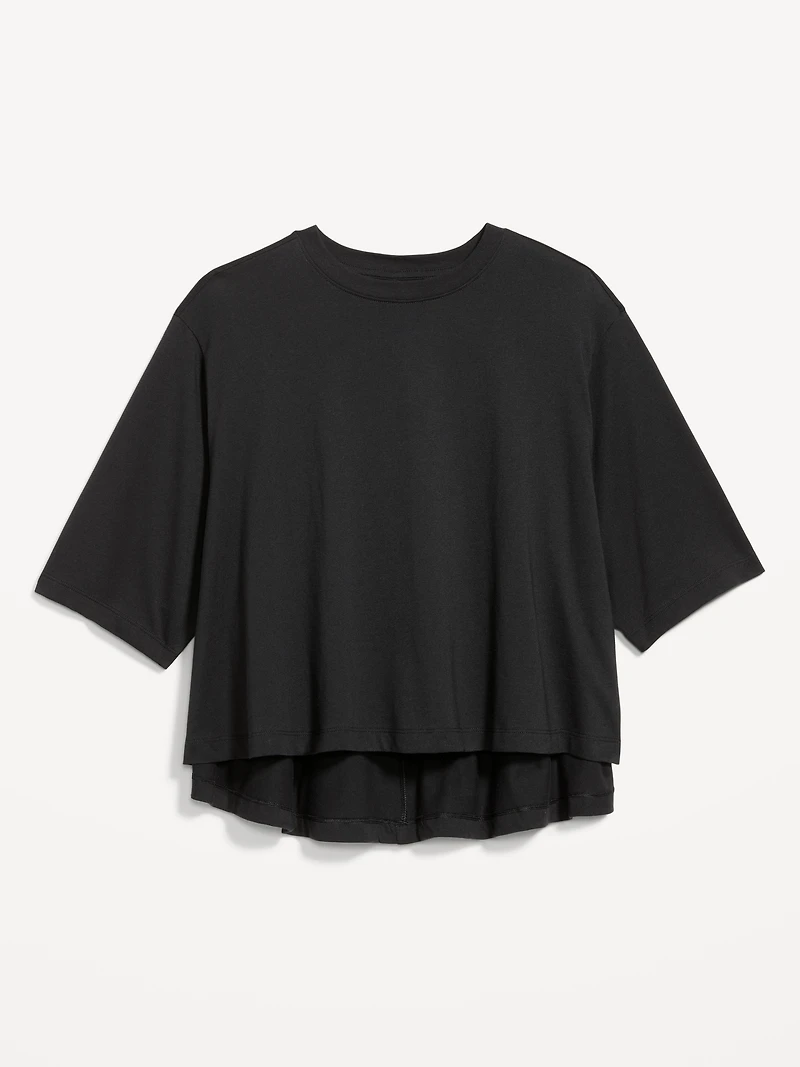 Short-Sleeve Trapeze T-Shirt