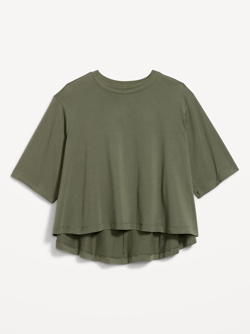 Short-Sleeve Trapeze T-Shirt