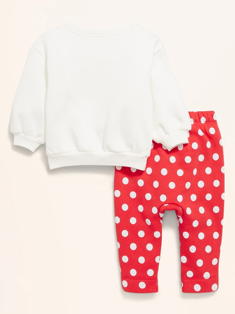Old Navy x Disney Minnie Mouse Sweatshirt and Sweatpants Set for Baby