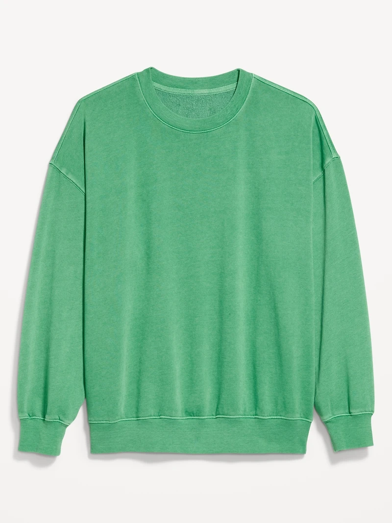 Oversized Crew-Neck Sweatshirt