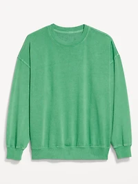 Oversized Crew-Neck Sweatshirt