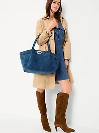 Large Belted Tote Bag