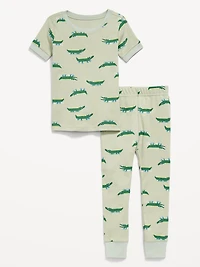 Snug-Fit Graphic Pajama Set for Toddler & Baby