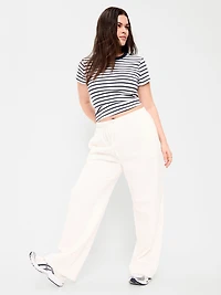 Snug Crew-Neck Ribbed T-Shirt