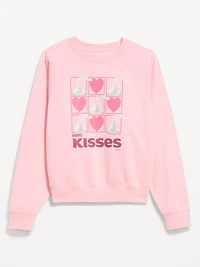 Oversized Raglan Graphic Sweatshirt