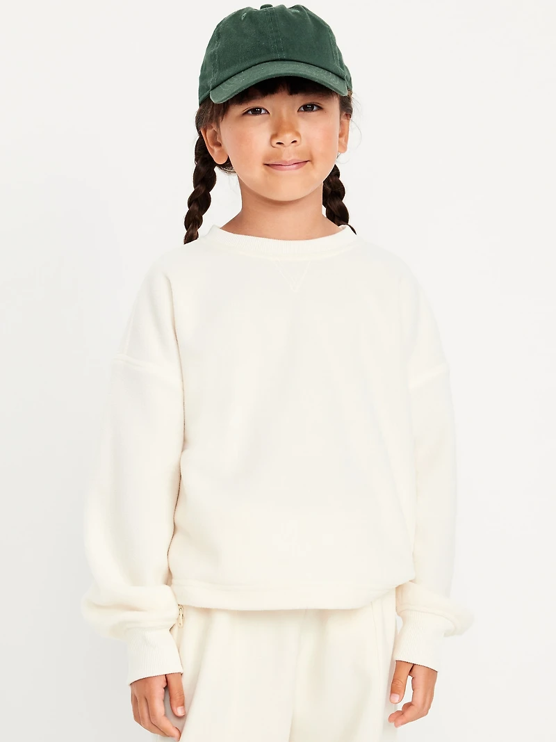 Long-Sleeve Microfleece Top for Girls