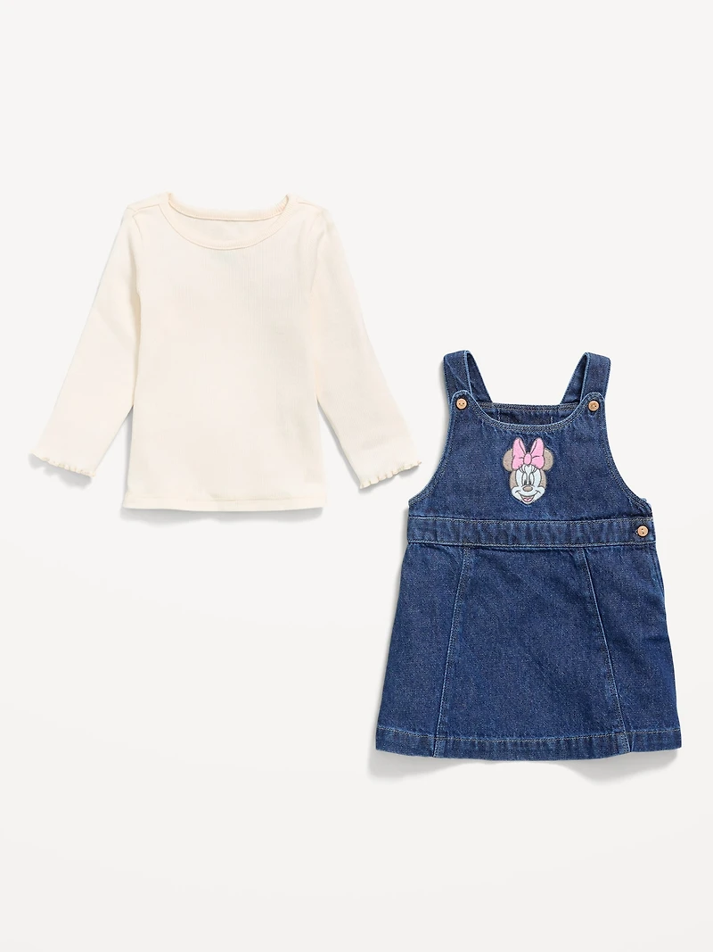 Disney© Long-Sleeve T-Shirt and Dress Set for Baby