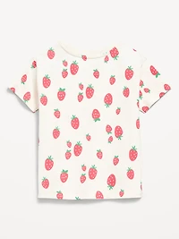 Printed Short-Sleeve T-Shirt for Toddler Girls