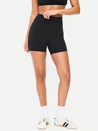 High-Waisted PowerChill Biker Shorts - 5-inch inseam