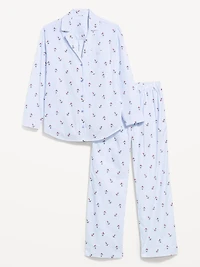 Poplin Pajama Pant Set