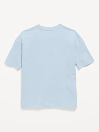 Oversized Short-Sleeve Pocket T-Shirt for Boys