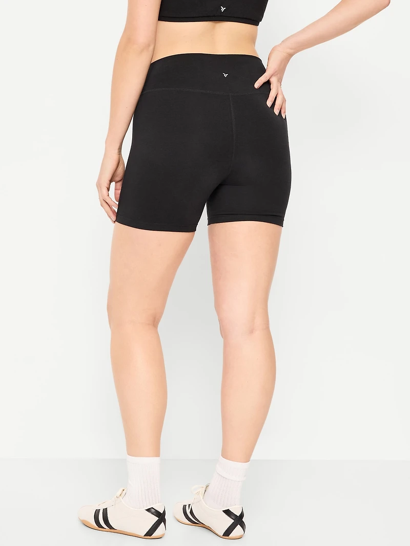 High-Waisted PowerChill Biker Shorts - 5-inch inseam