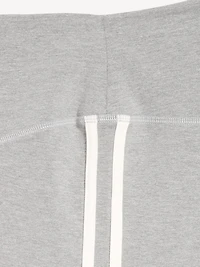 High-Waisted PowerChill Side-Stripe Biker Shorts - 5-inch inseam