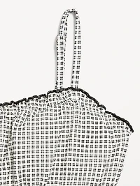 Scoop-Neck Ruffle Swim Top