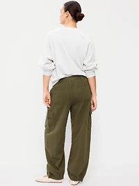 Twill Barrel Cargo Pants