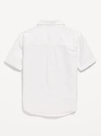 Short-Sleeve Pocket Oxford Shirt for Boys