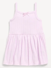 Pointelle-Knit Bodysuit Dress for Baby