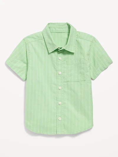 Short-Sleeve Oxford Shirt for Toddler Boys
