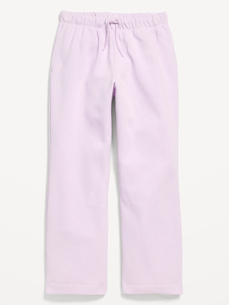 Favorite Fleece High-Waisted Wide-Leg Sweatpants for Girls