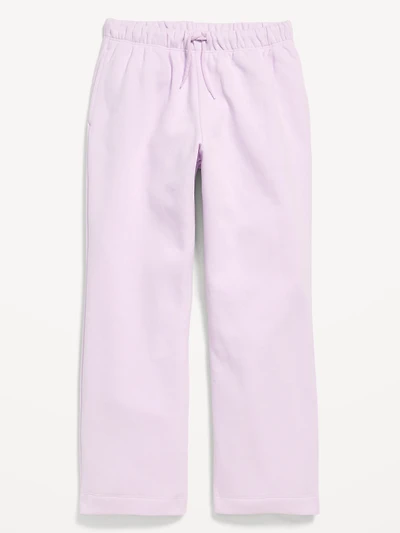Favorite Fleece High-Waisted Wide-Leg Sweatpants for Girls