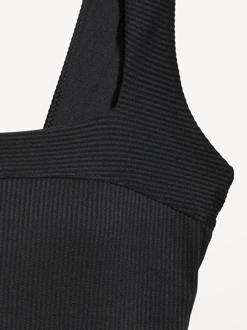 Ribbed One-Piece Swimsuit