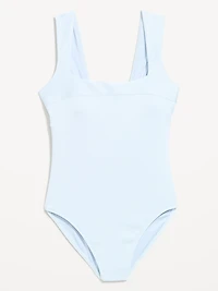 Ribbed One-Piece Swimsuit