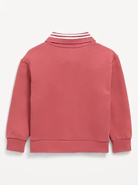 Oversized Collared Sweatshirt for Toddler Boys