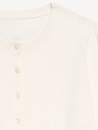 SoSoft Lite Cropped Crew-Neck Cardigan