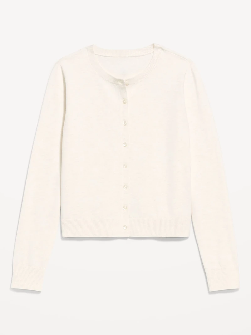 SoSoft Lite Cropped Crew-Neck Cardigan