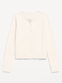 SoSoft Lite Cropped Crew-Neck Cardigan