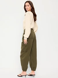 Twill Barrel Cargo Pants