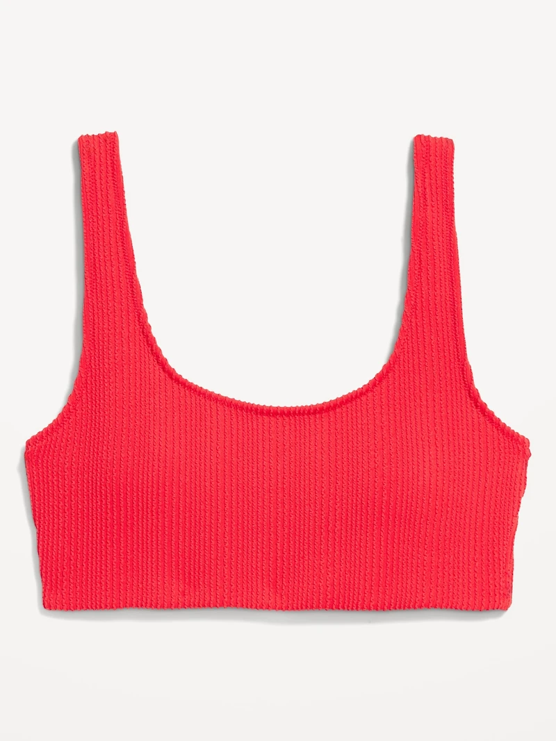 Ribbed Swim Top
